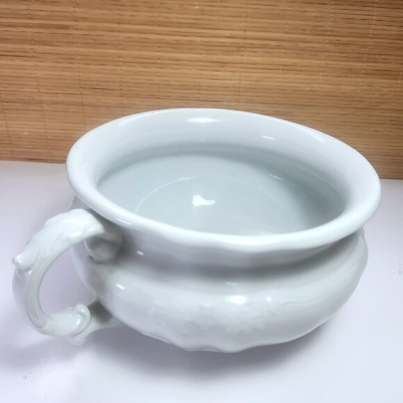 Antique Royal Ironstone China Chamber Pot Johnson Bros. England - Picture 4 of 8
